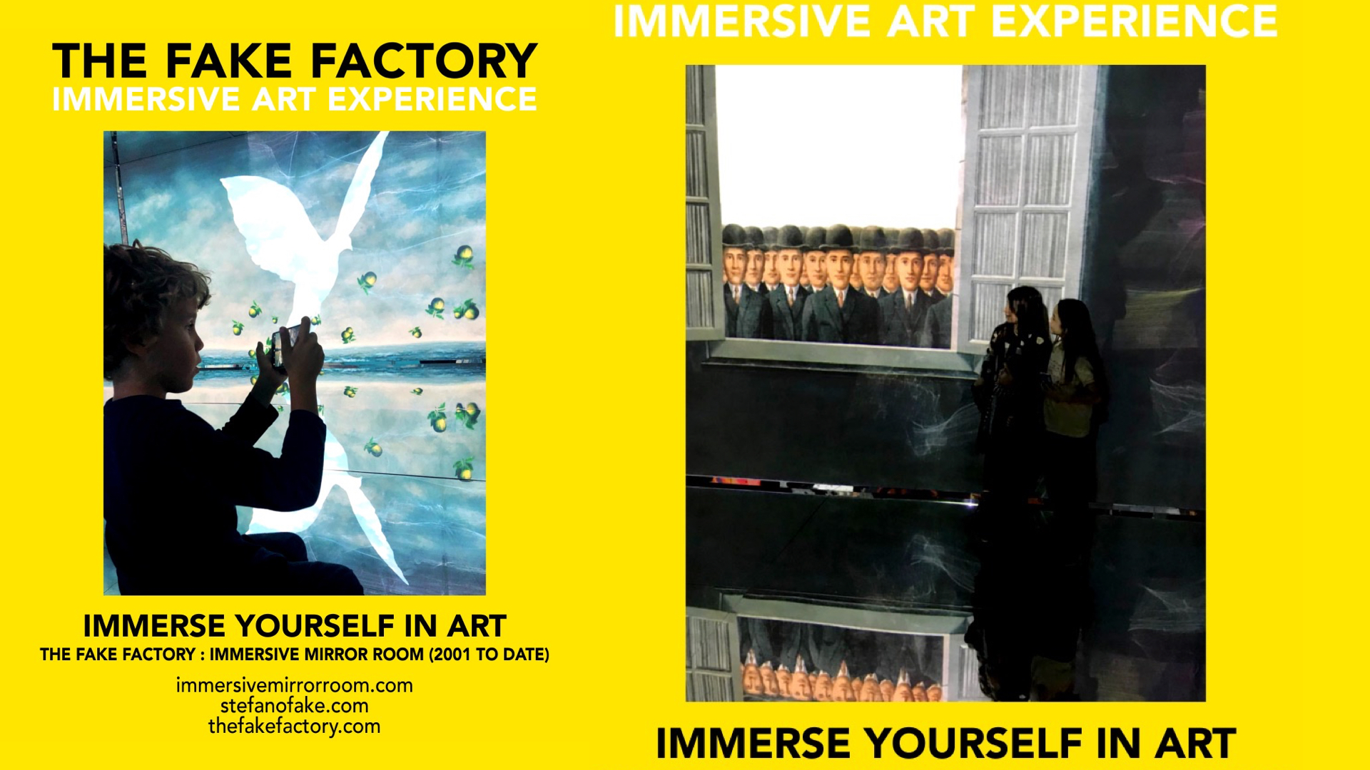THE FAKE FACTORY IMMERSIVE ART EXPERIENCE 2012-2020 FORMAT.125